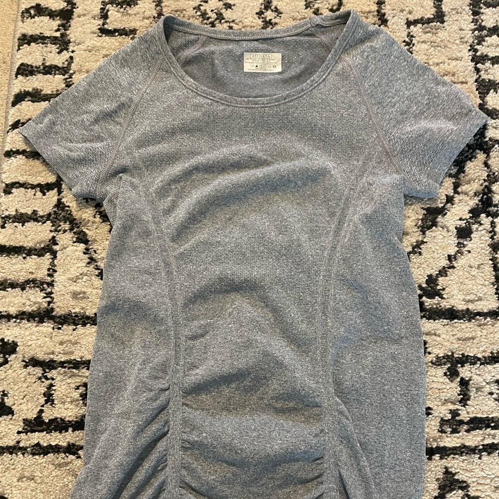 Athleta Womens XS Fastest Track Tee Seamless Running Yoga Activewear